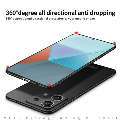 For Redmi Note 13 Pro 5G MOFI Micro-Frosted PC Ultra-thin Hard Phone Case(Black) - Note 13 Pro Cases by MOFI | Online Shopping South Africa | PMC Jewellery