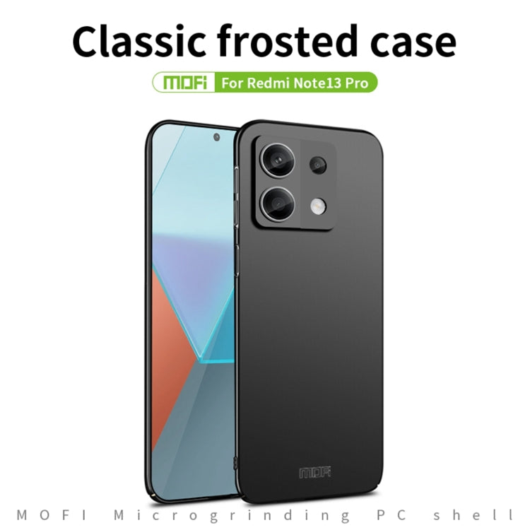 For Redmi Note 13 Pro 5G MOFI Micro-Frosted PC Ultra-thin Hard Phone Case(Red) - Note 13 Pro Cases by MOFI | Online Shopping South Africa | PMC Jewellery