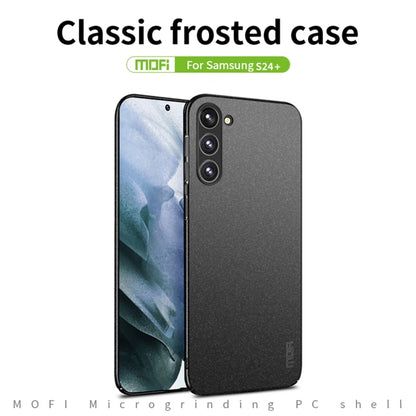 For Samsung Galaxy S24+ 5G MOFI Fandun Series Frosted PC Ultra-thin All-inclusive Phone Case(Blue) - Galaxy S24+ 5G Cases by MOFI | Online Shopping South Africa | PMC Jewellery