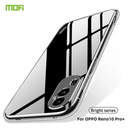 For?OPPO Reno10 Pro+ MOFI Ming Series Transparent Ultra-thin TPU Phone Case(Transparent) - OPPO Cases by MOFI | Online Shopping South Africa | PMC Jewellery