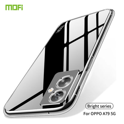 For OPPO A79 5G / A2 MOFI Ming Series Transparent Ultra-thin TPU Phone Case(Transparent) - OPPO Cases by MOFI | Online Shopping South Africa | PMC Jewellery
