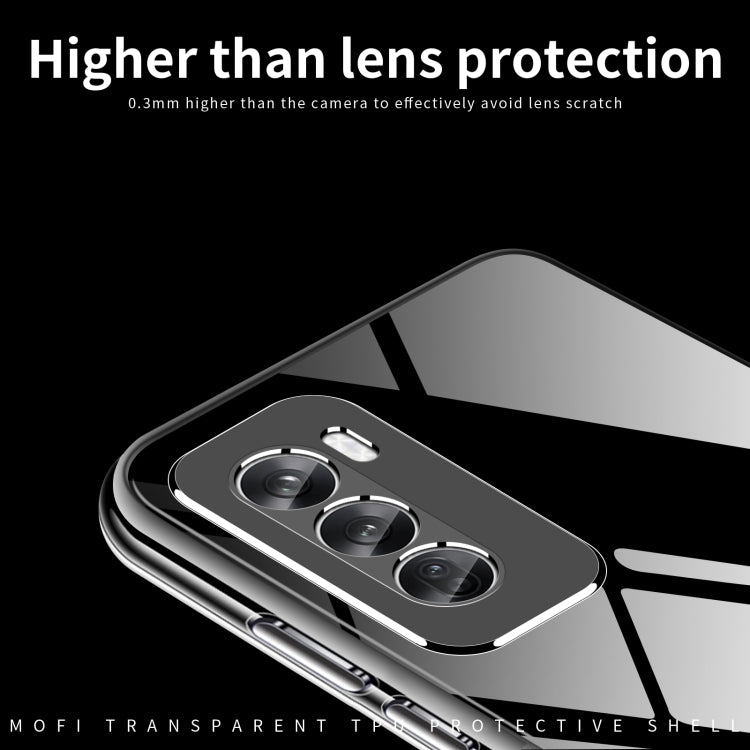 For OPPO Reno12 Global MOFI Ming Series Transparent Ultra-thin TPU Phone Case(Transparent) - Reno12 Cases by MOFI | Online Shopping South Africa | PMC Jewellery | Buy Now Pay Later Mobicred