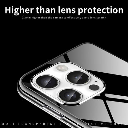 For iPhone 16 Pro Max MOFI Ming Series Ultra-thin TPU Phone Case(Transparent) - iPhone 16 Pro Max Cases by MOFI | Online Shopping South Africa | PMC Jewellery | Buy Now Pay Later Mobicred