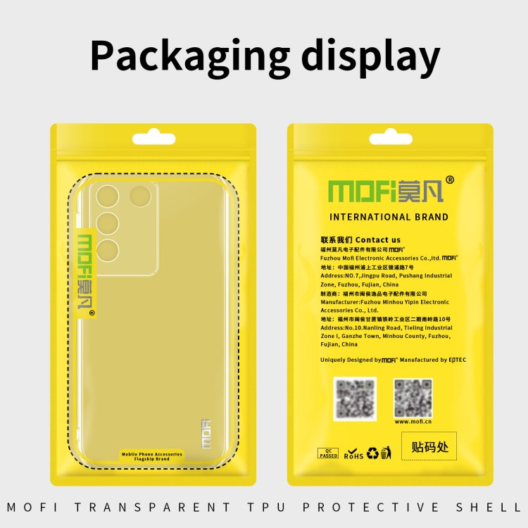 For vivo S17 Pro MOFI Ming Series Ultra-thin TPU Phone Case(Transparent) - vivo Cases by MOFI | Online Shopping South Africa | PMC Jewellery