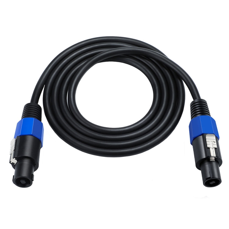 JUNSUNMAY Speakon Male to Speakon Male Audio Speaker Adapter Cable with Snap Lock, Length:25FT - Microphone Audio Cable & Connector by JUNSUNMAY | Online Shopping South Africa | PMC Jewellery | Buy Now Pay Later Mobicred