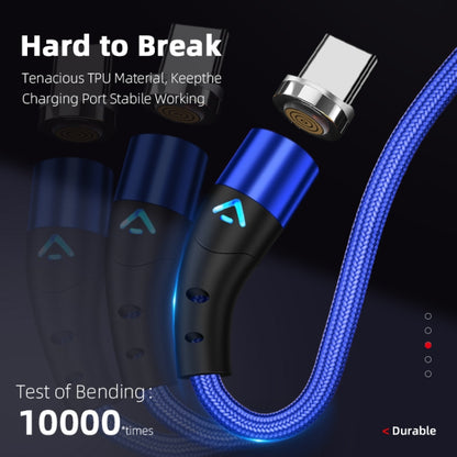 ENKAY 3A USB to 8 Pin Magnetic Fast Charging Data Cable with LED Light, Length:2m(Red) - Charging Cable & Head by ENKAY | Online Shopping South Africa | PMC Jewellery