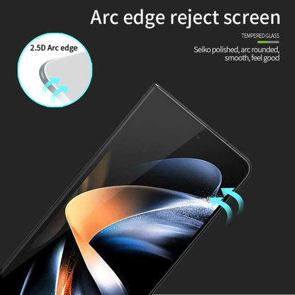 For Samsung Galaxy Z Fold5 MOFI 9H 2.5D Full Screen Tempered Glass Film(Black) - Galaxy Z Flip5 5G Tempered Glass by MOFI | Online Shopping South Africa | PMC Jewellery