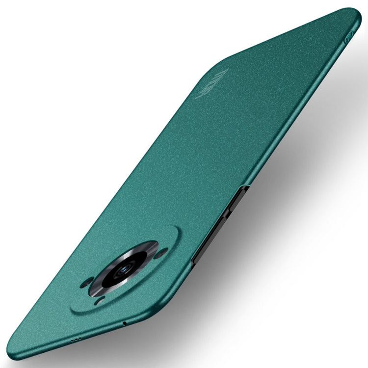 For Realme 11 Pro+ MOFI Fandun Series Frosted PC Ultra-thin All-inclusive Phone Case(Green) - Realme Cases by MOFI | Online Shopping South Africa | PMC Jewellery