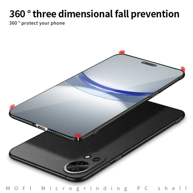 For Huawei Nova 12 Pro/Nova 12 Ultra MOFI Fandun Series Frosted PC Ultra-thin All-inclusive Phone Case(Black) - Huawei Cases by MOFI | Online Shopping South Africa | PMC Jewellery