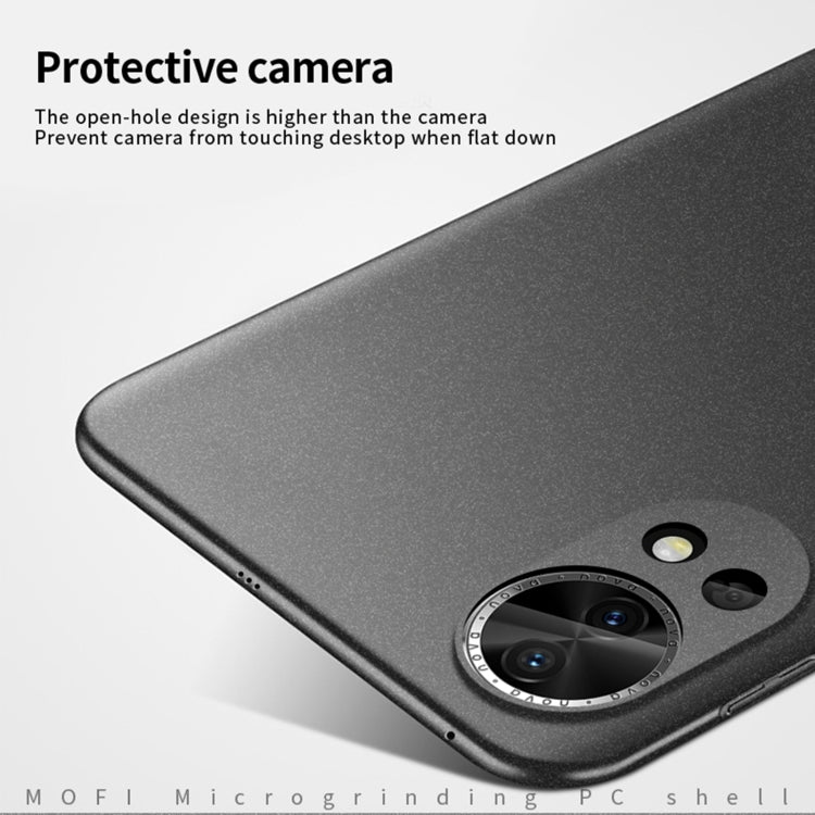 For Huawei Nova 12 Pro/Nova 12 Ultra MOFI Fandun Series Frosted PC Ultra-thin All-inclusive Phone Case(Gray) - Huawei Cases by MOFI | Online Shopping South Africa | PMC Jewellery