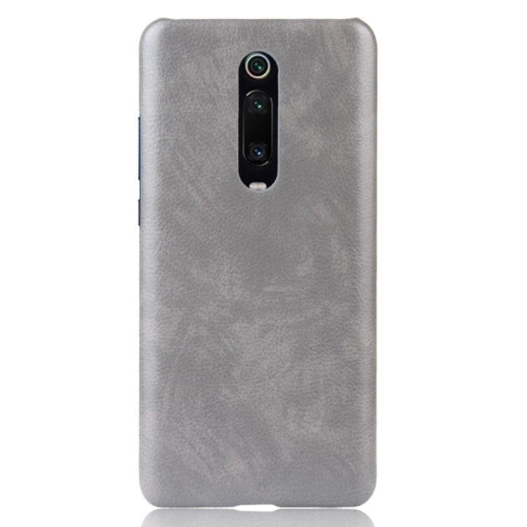 Shockproof Litchi Texture PC + PU Case For Xiaomi Redmi K20/K20 Pro/Xiaomi Mi 9T/9T Pro(Gray) - Xiaomi Cases by PMC Jewellery | Online Shopping South Africa | PMC Jewellery