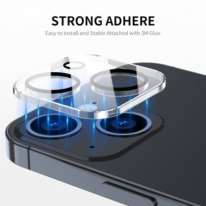 For iPhone 15 / 15 Plus 2pcs ENKAY Hat-Prince 9H Rear Camera Lens Tempered Glass Film - iPhone 15 Plus Tempered Glass by ENKAY | Online Shopping South Africa | PMC Jewellery | Buy Now Pay Later Mobicred