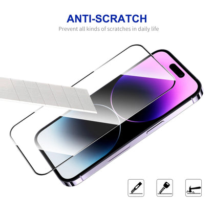 For iPhone 16 Pro Max 2pcs ENKAY Full Glue High Aluminum-silicon Tempered Glass Film - iPhone 16 Pro Max Tempered Glass by ENKAY | Online Shopping South Africa | PMC Jewellery | Buy Now Pay Later Mobicred