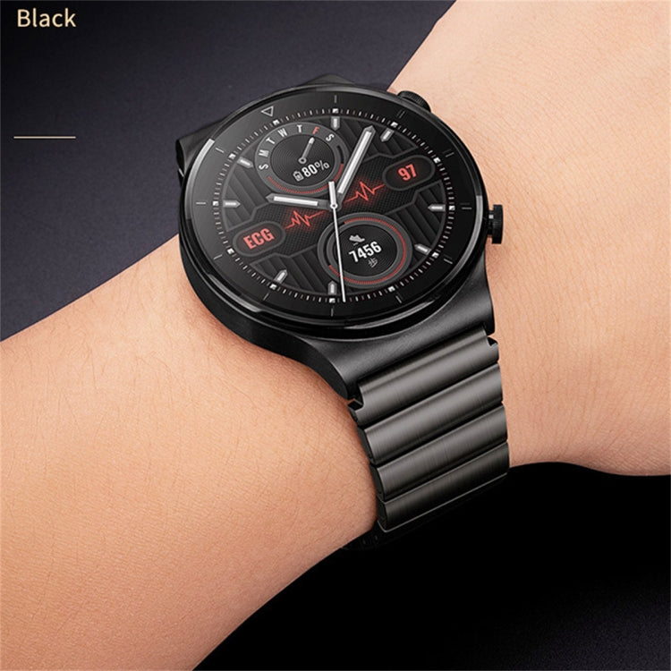 For Huawei Watch 3 Pro Titanium Alloy Quick Release Watch Band(Black) - Watch Bands by PMC Jewellery | Online Shopping South Africa | PMC Jewellery