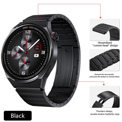 For Honor Magic Watch 2 46mm Titanium Alloy Quick Release Watch Band(Black) - Watch Bands by PMC Jewellery | Online Shopping South Africa | PMC Jewellery