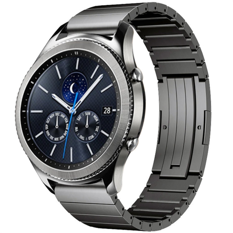 For Samsung Gear S3 Classic One Bead Titanium Alloy Watch Band(Gray) - Watch Bands by PMC Jewellery | Online Shopping South Africa | PMC Jewellery