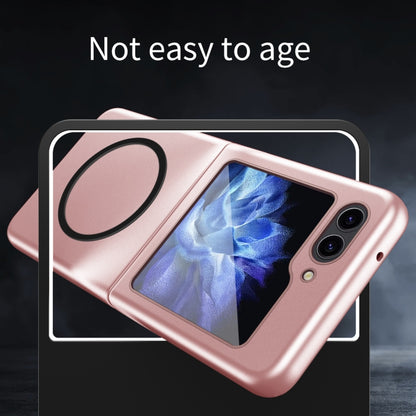 For Samsung Galaxy Z Flip5 5G Skin Feel Magnetic Shockproof Protective Phone Case(Pink) - Galaxy Z Flip5 Cases by PMC Jewellery | Online Shopping South Africa | PMC Jewellery