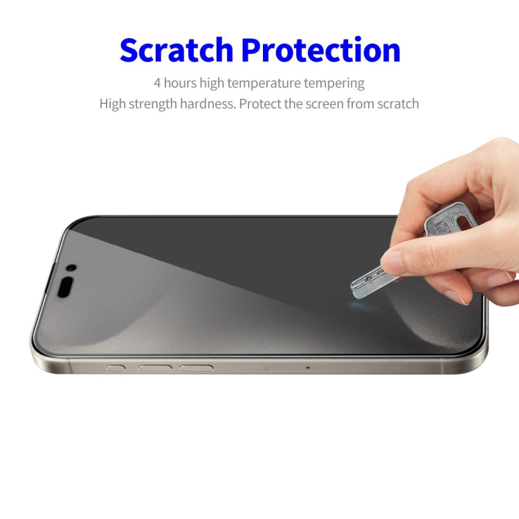 For iPhone 16 Pro Max ENKAY Hat-Prince 28 Degree Anti-peeping Tempered Glass Full Screen Film -  by ENKAY | Online Shopping South Africa | PMC Jewellery | Buy Now Pay Later Mobicred