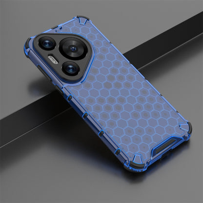 For Huawei Pura 70 Pro Shockproof Honeycomb Phone Case(Blue) - Huawei Cases by PMC Jewellery | Online Shopping South Africa | PMC Jewellery | Buy Now Pay Later Mobicred