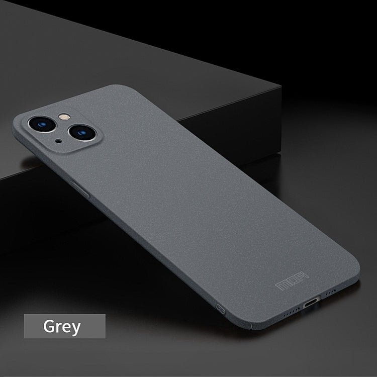 For iPhone 15 Plus  MOFI Fandun Series Frosted PC Ultra-thin All-inclusive Phone Case(Gray) - More iPhone Cases by MOFI | Online Shopping South Africa | PMC Jewellery