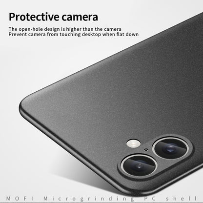 For iPhone 16 Plus MOFI Fandun Series Frosted PC Ultra-thin All-inclusive Phone Case(Gray) - iPhone 16 Plus Cases by MOFI | Online Shopping South Africa | PMC Jewellery | Buy Now Pay Later Mobicred