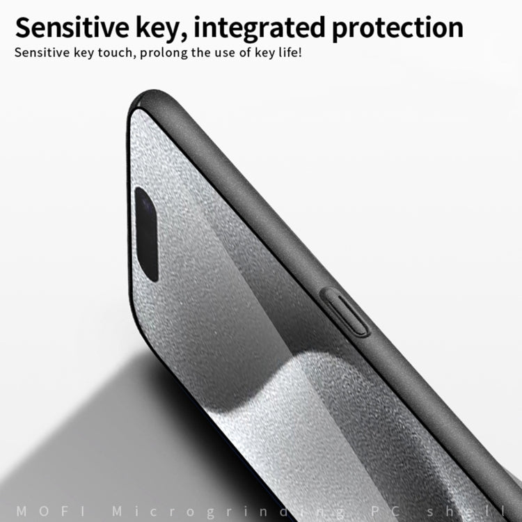 For iPhone 16 Pro MOFI Fandun Series Frosted PC Ultra-thin All-inclusive Phone Case(Gray) - iPhone 16 Pro Cases by MOFI | Online Shopping South Africa | PMC Jewellery | Buy Now Pay Later Mobicred