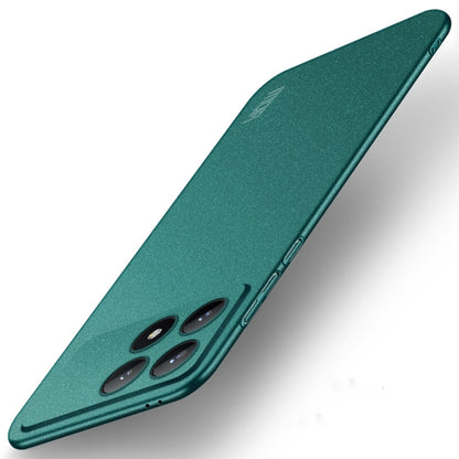 For Xiaomi Redmi K70 / K70 Pro MOFI Fandun Series Frosted PC Ultra-thin All-inclusive Phone Case(Green) - K70 Pro Cases by MOFI | Online Shopping South Africa | PMC Jewellery | Buy Now Pay Later Mobicred