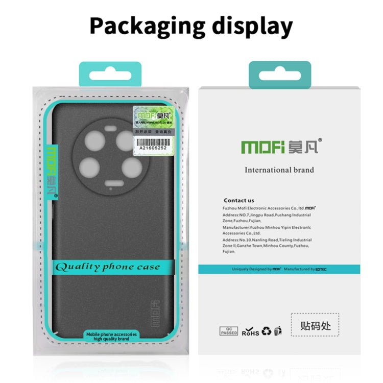 For Xiaomi Redmi K70 / K70 Pro MOFI Fandun Series Frosted PC Ultra-thin All-inclusive Phone Case(Gray) - K70 Pro Cases by MOFI | Online Shopping South Africa | PMC Jewellery | Buy Now Pay Later Mobicred