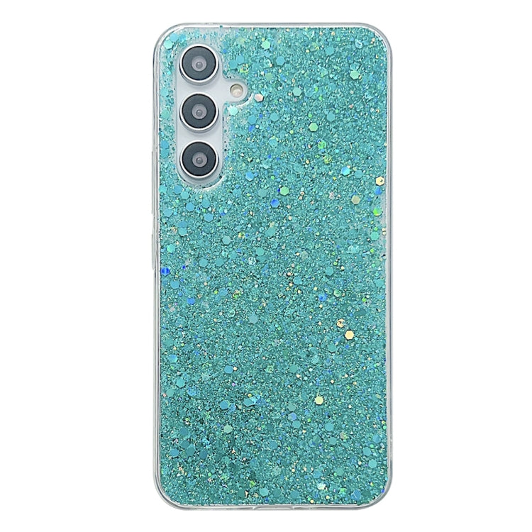 For Samsung Galaxy S24 5G Glitter Sequins Epoxy TPU Phone Case(Green) - Galaxy S24 5G Cases by PMC Jewellery | Online Shopping South Africa | PMC Jewellery