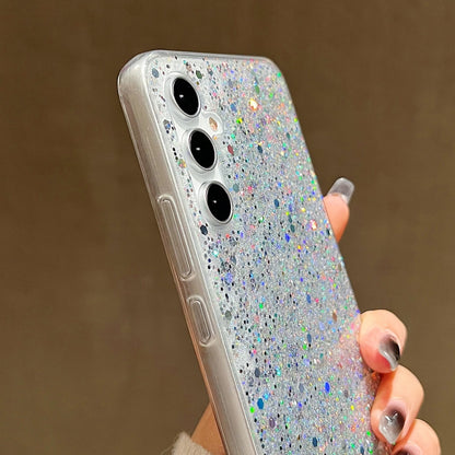 For Samsung Galaxy S24 Ultra 5G Glitter Sequins Epoxy TPU Phone Case(Blue) - Galaxy S24 Ultra 5G Cases by PMC Jewellery | Online Shopping South Africa | PMC Jewellery