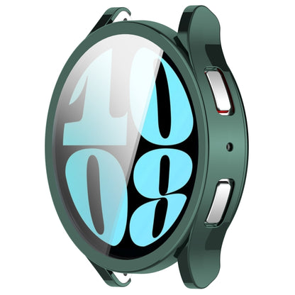 For Samsung Galaxy Watch6 44mm Full Coverage TPU Electroplated Watch Protective Case(Green) - Watch Cases by PMC Jewellery | Online Shopping South Africa | PMC Jewellery