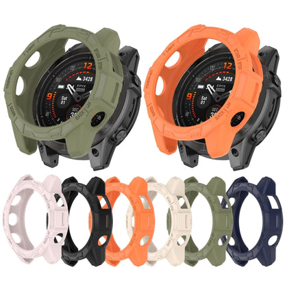 For Garmin Epix Pro 51mm / Fenix 7X / 7X Pro Armored TPU Half Wrapped Watch Protective Case(Starlight Color) - Watch Cases by PMC Jewellery | Online Shopping South Africa | PMC Jewellery