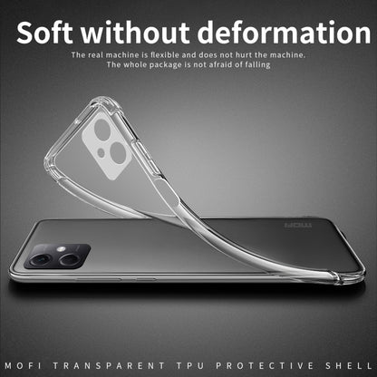 For Xiaomi Redmi 12R / Note 12R MOFI Ming Series Ultra-thin TPU Phone Case(Transparent) - Xiaomi Cases by MOFI | Online Shopping South Africa | PMC Jewellery