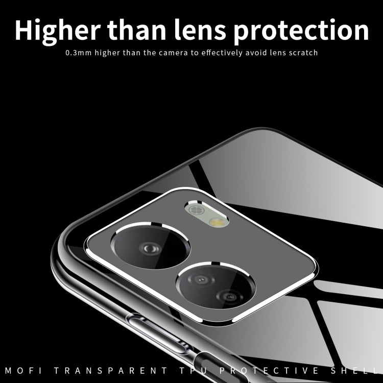 For Xiaomi Redmi 13C MOFI Ming Series Ultra-thin TPU Phone Case(Transparent) - 13C Cases by MOFI | Online Shopping South Africa | PMC Jewellery