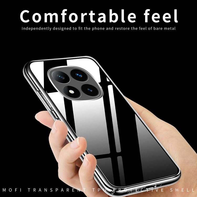 For Xiaomi Redmi Note 14 Pro 5G MOFI Ming Series Ultra-thin TPU Phone Case(Transparent) - Note 14 Pro Cases by MOFI | Online Shopping South Africa | PMC Jewellery | Buy Now Pay Later Mobicred