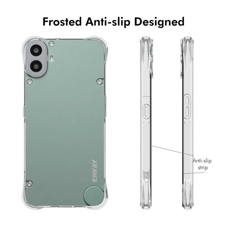 For Nothing CMF Phone 1 ENKAY Hat-Prince Transparent TPU Shockproof Phone Case - More Brand by ENKAY | Online Shopping South Africa | PMC Jewellery | Buy Now Pay Later Mobicred