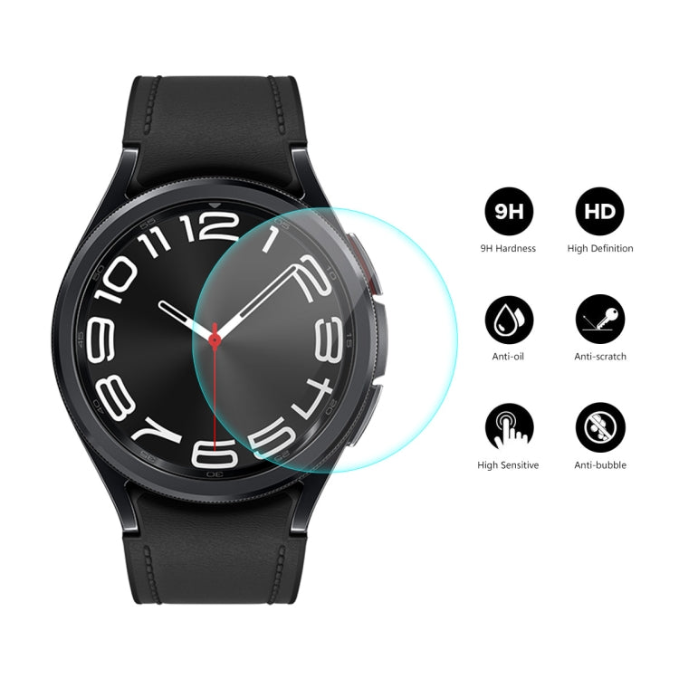 For Samsung Galaxy Watch6 Classic 43mm ENKAY 0.2mm 9H Tempered Glass Screen Protector Watch Film - Screen Protector by ENKAY | Online Shopping South Africa | PMC Jewellery