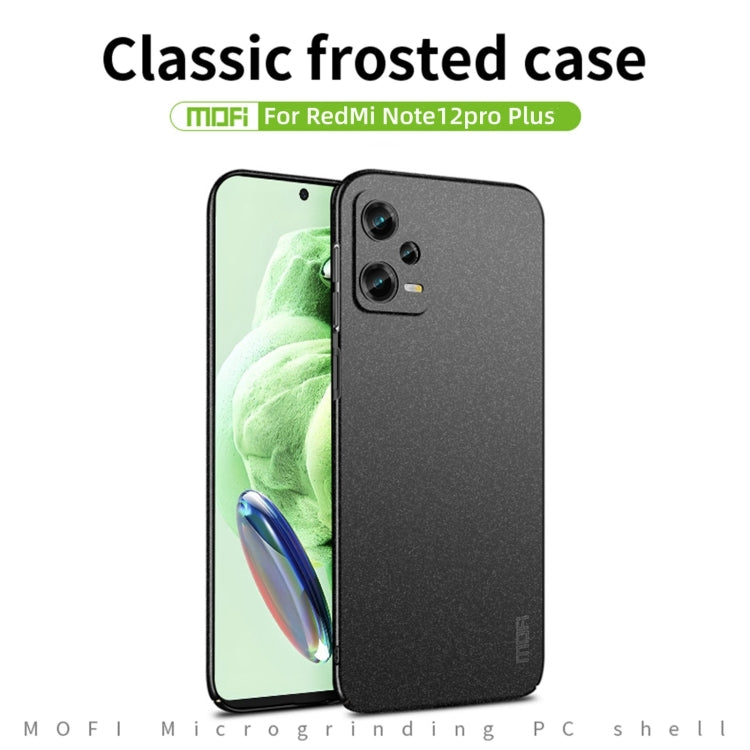 For Xiaomi Redmi Note 12 Pro+ Global MOFI Fandun Series Frosted PC Ultra-thin All-inclusive Phone Case(Red) - Xiaomi Cases by MOFI | Online Shopping South Africa | PMC Jewellery