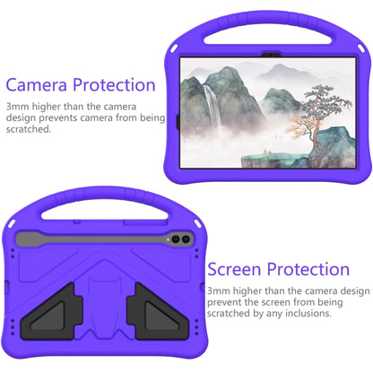 For Samsung Galaxy Tab S9 EVA Shockproof Tablet Case with Holder(Purple) - Galaxy Tab S9 Cases by PMC Jewellery | Online Shopping South Africa | PMC Jewellery | Buy Now Pay Later Mobicred