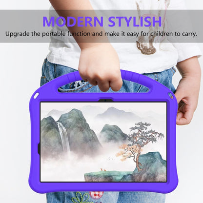 For Samsung Galaxy Tab S9 EVA Shockproof Tablet Case with Holder(Purple) - Galaxy Tab S9 Cases by PMC Jewellery | Online Shopping South Africa | PMC Jewellery | Buy Now Pay Later Mobicred