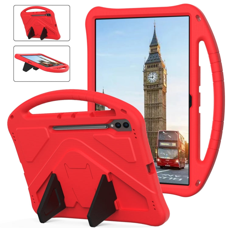 For Samsung Galaxy Tab S10 Ultra 14.6 EVA Shockproof Tablet Case with Holder(Red) - Tab S10 Ultra Cases by PMC Jewellery | Online Shopping South Africa | PMC Jewellery | Buy Now Pay Later Mobicred