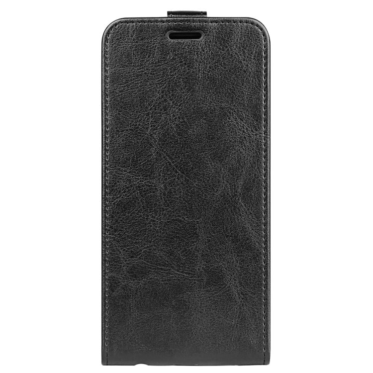 For Realme C67 4G R64 Texture Single Vertical Flip Leather Phone Case(Black) - C67 Cases by PMC Jewellery | Online Shopping South Africa | PMC Jewellery | Buy Now Pay Later Mobicred