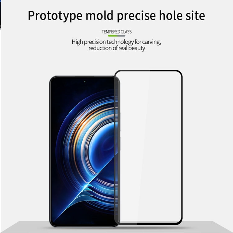 For Xiaomi Redmi K60 Ultra MOFI 9H 2.5D Full Screen Tempered Glass Film(Black) -  by MOFI | Online Shopping South Africa | PMC Jewellery