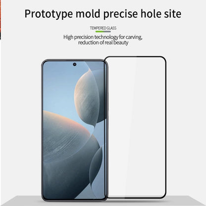 For Xiaomi Redmi K70E MOFI 9H 2.5D Full Screen Tempered Glass Film(Black) - K70 Tempered Glass by MOFI | Online Shopping South Africa | PMC Jewellery