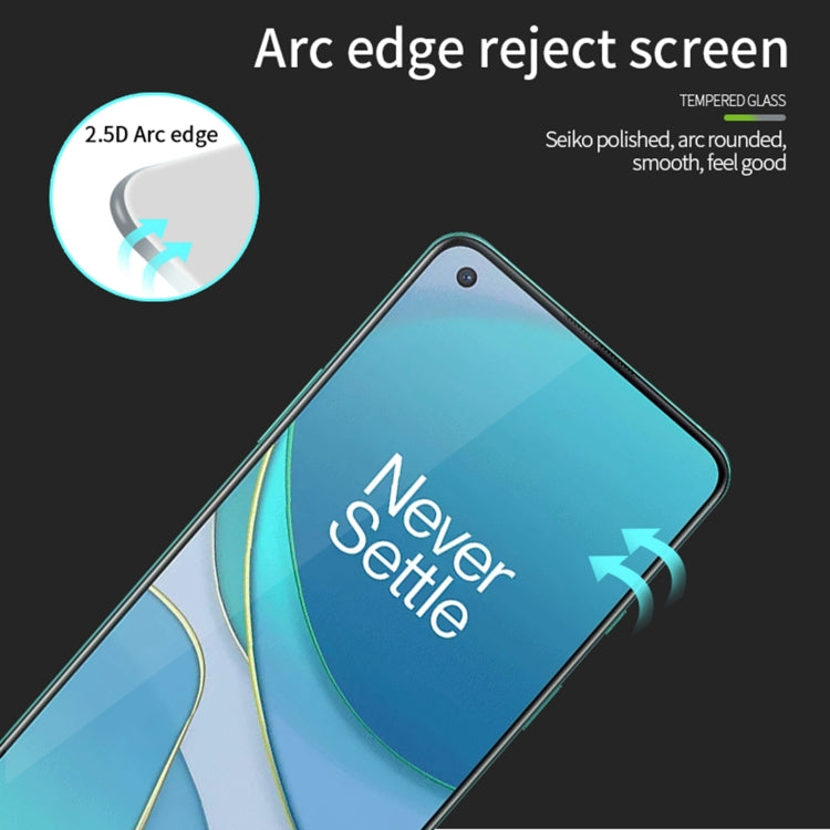 For OnePlus Nord CE3 MOFI 9H 2.5D Full Screen Tempered Glass Film(Black) - OnePlus Tempered Glass by MOFI | Online Shopping South Africa | PMC Jewellery