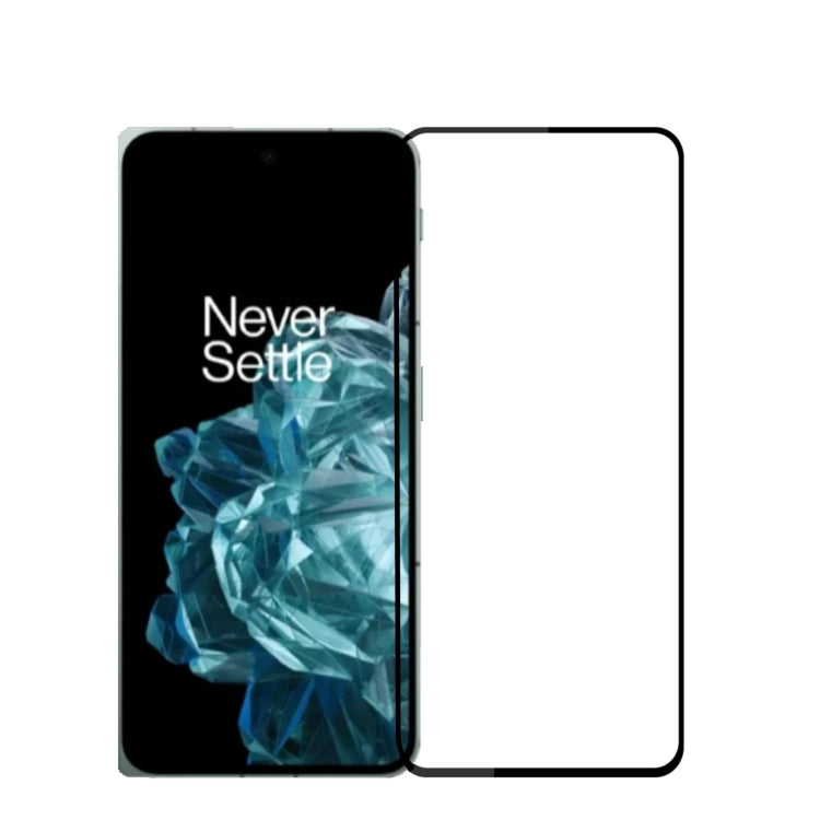 For OnePlus Open MOFI 9H 2.5D Full Screen Tempered Glass Film(Black) - OnePlus Tempered Glass by MOFI | Online Shopping South Africa | PMC Jewellery