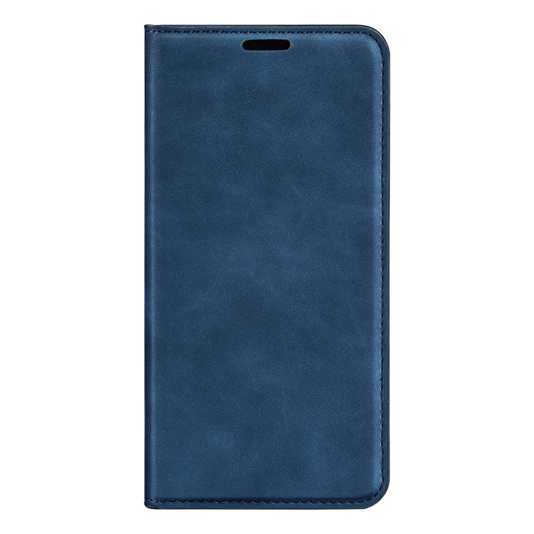 For Motorola Moto G Power 5G 2024 Retro-skin Magnetic Suction Leather Phone Case(Dark Blue) - Motorola Cases by PMC Jewellery | Online Shopping South Africa | PMC Jewellery | Buy Now Pay Later Mobicred