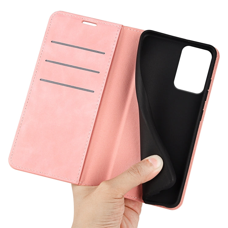 For Motorola Moto G Power 5G 2024 Retro-skin Magnetic Suction Leather Phone Case(Pink) - Motorola Cases by PMC Jewellery | Online Shopping South Africa | PMC Jewellery | Buy Now Pay Later Mobicred