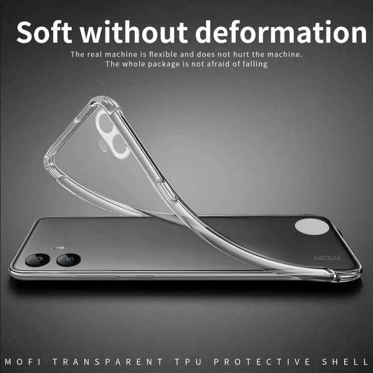 For Nothing CMF Phone 1 MOFI Ming Series Ultra-thin TPU Phone Case(Transparent) - More Brand by MOFI | Online Shopping South Africa | PMC Jewellery | Buy Now Pay Later Mobicred