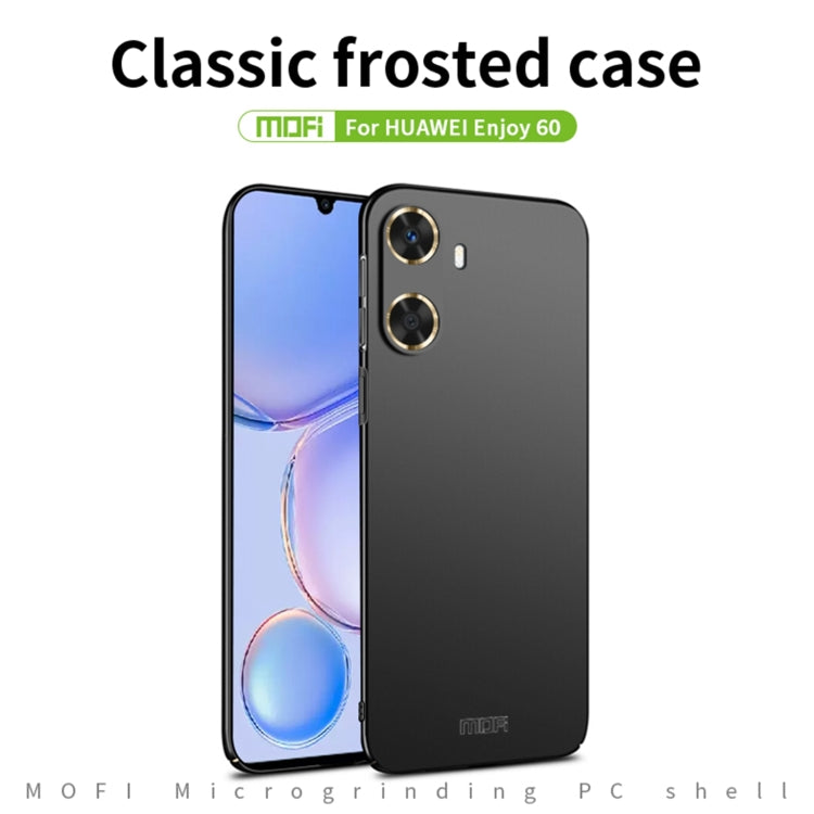 For Huawei Enjoy 60 MOFI Micro-Frosted PC Ultra-thin Hard Phone Case(Black) - Huawei Cases by MOFI | Online Shopping South Africa | PMC Jewellery